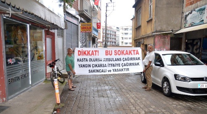 Giresun’da ‘Yolvermez’ İsyanı