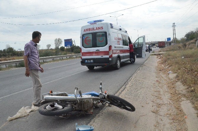 Tekirdağ’da Motosiklet Kazası: 2 Yaralı