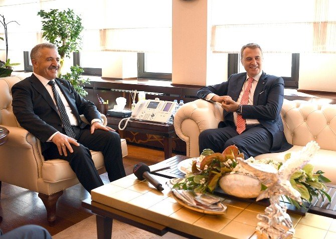 Fikret Orman, Bakan Ahmet Arslan’ı Ziyaret Etti