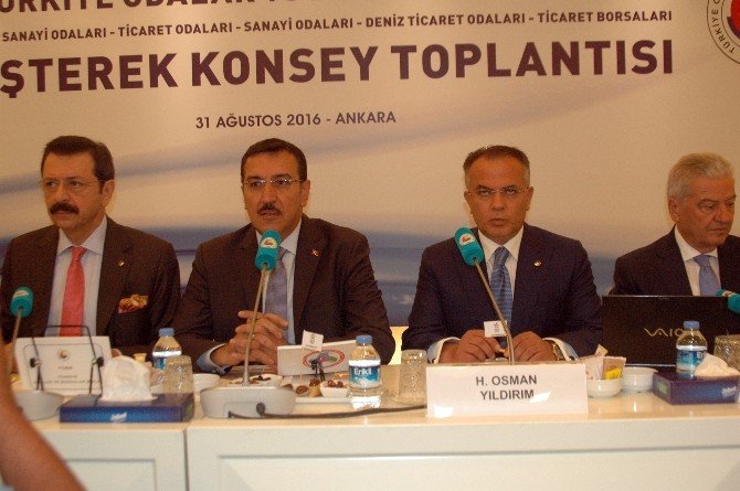Bakan Tüfenkci, Tobb Müşterek Konsey Toplantısı’na Katıldı