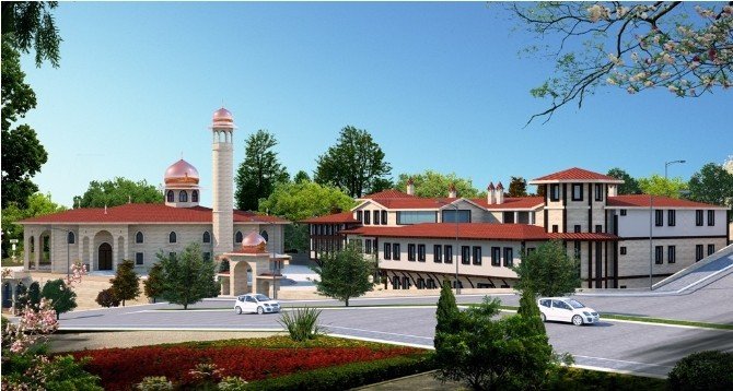 Camii Ve Külliye İnşaatı Hızla Yükseliyor