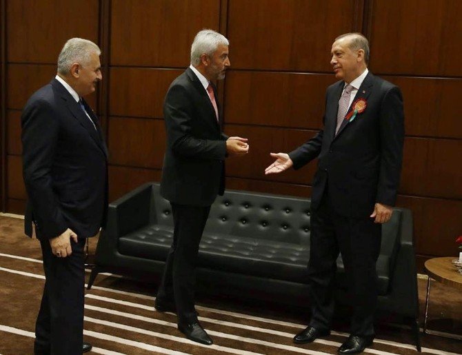 Enver Yılmaz, Külliye’de Cumhurbaşkanı Ve Başbakan İle Görüştü
