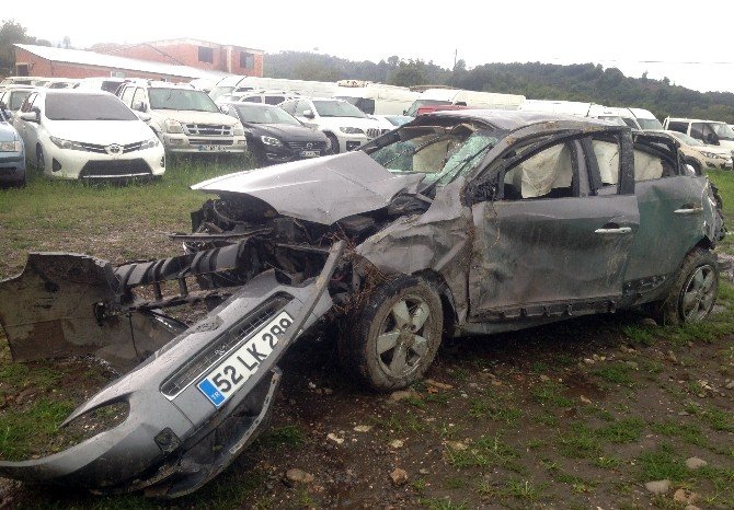 Ünye’de Trafik Kazası: 1 Ölü, 3 Yaralı