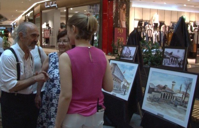 Nostaljik Suluboya Resim Sergisi Gaziantep’te Açıldı