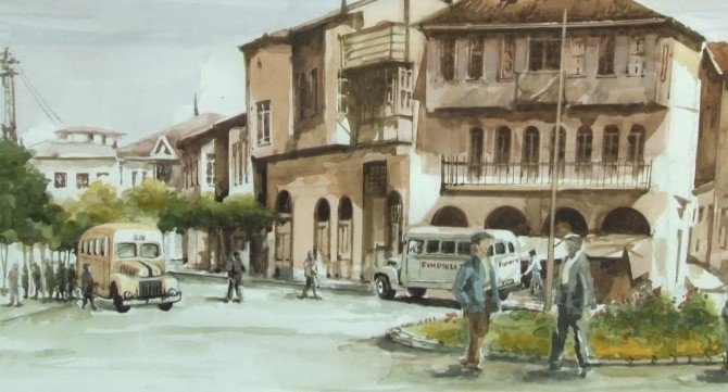Nostaljik Suluboya Resim Sergisi Gaziantep’te Açıldı