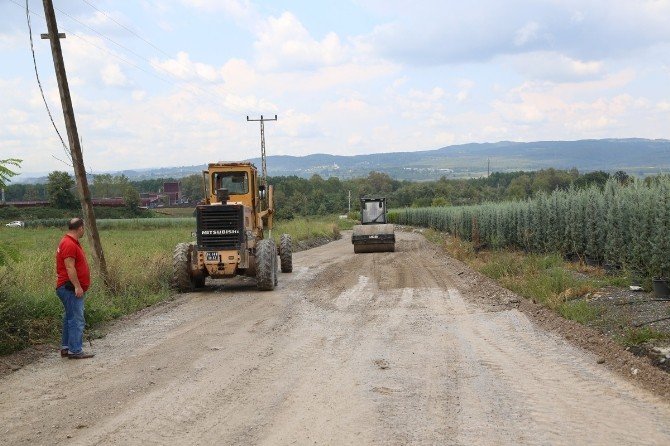 Sapanca’da 4 Kilometrelik Yol Alternatif Bir Düzergah Olarak Düzenleniyor