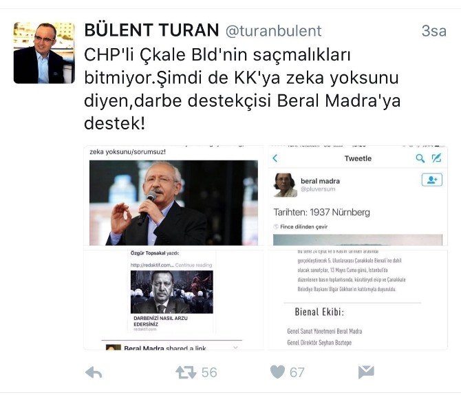 Turan’dan O İsme Tepki