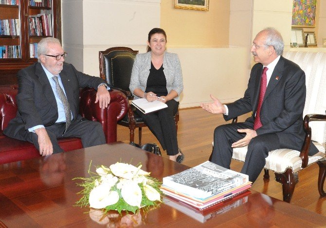 Chp Genel Başkanı Kılıçdaroğlu, Agramunt İle Görüştü
