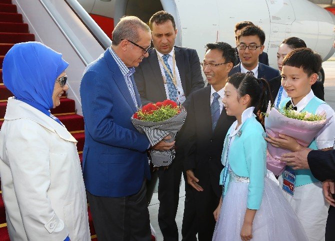 Cumhurbaşkanı Erdoğan, G20 İçin Hangzhou’da