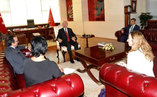 Kılıçdaroğlu, Abd Büyükelçisi Bass’ı Kabul Etti