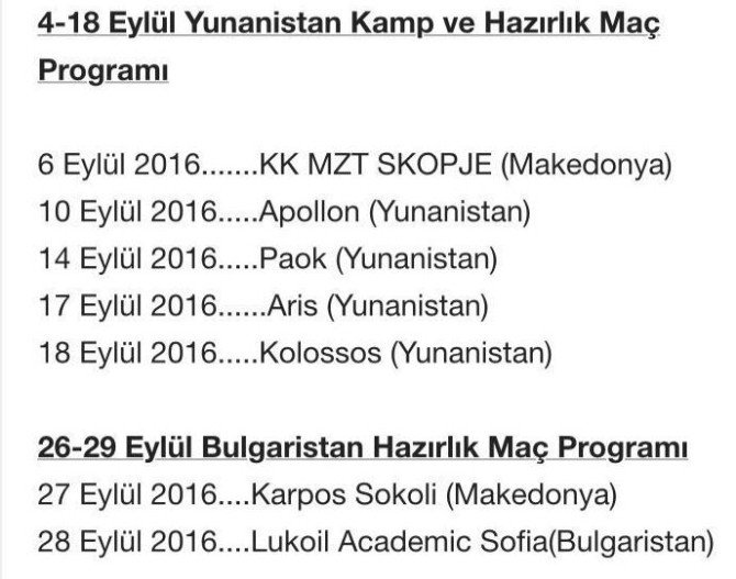 Gaziantep Basketbol’un Hazırlık Maçları Belli Oldu