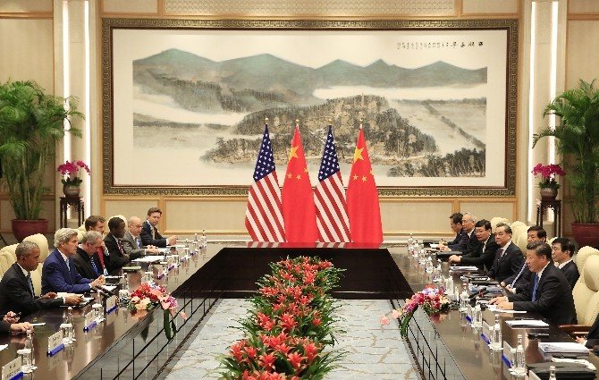 Obama, Çin Devlet Başkanı Jinping İle Görüştü