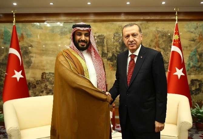 Cumhurbaşkanı Erdoğan, Suudi Savunma Bakanı Salman’la Görüştü
