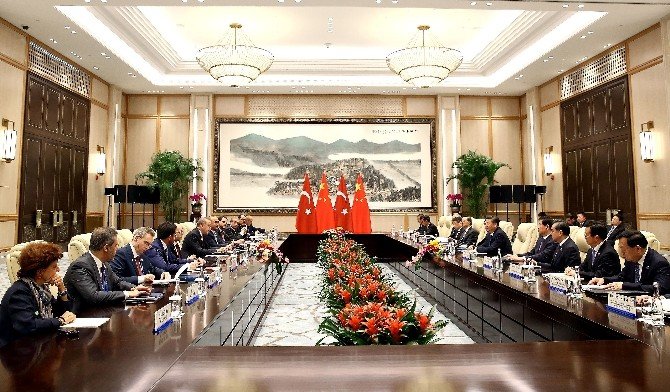 Cumhurbaşkanı Erdoğan, Çin Devlet Başkanı Jinping İle Görüştü