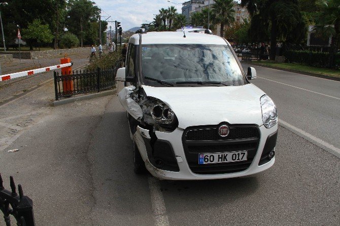 Samsun’da Trafik Kazası: 1 Yaralı