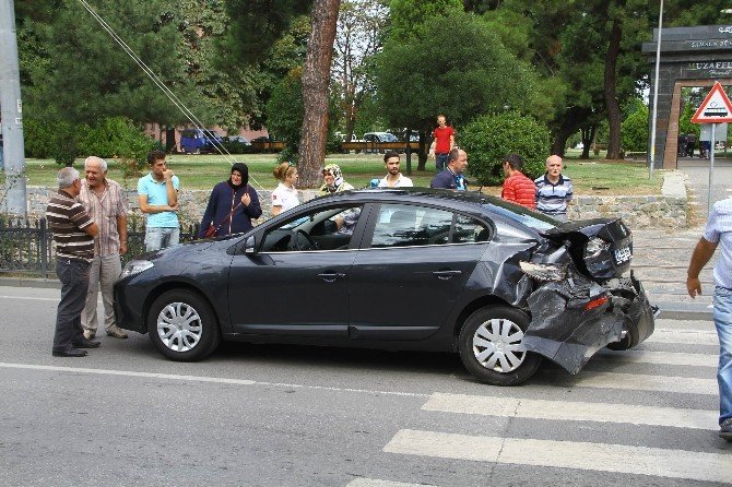 Samsun’da Trafik Kazası: 1 Yaralı