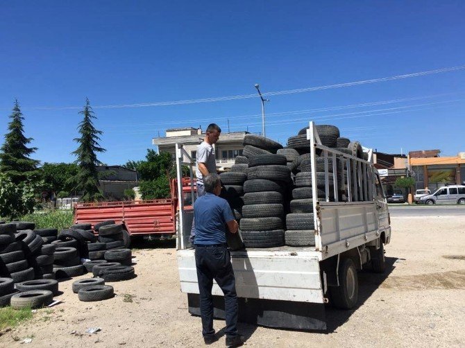 Adana’da Atık Lastikler Ekonomiye Geri Kazandırılıyor