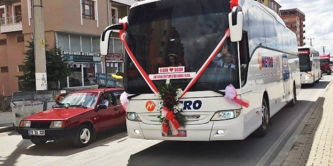 Böyle Olur Otobüs Şoförünün Gelin Arabası