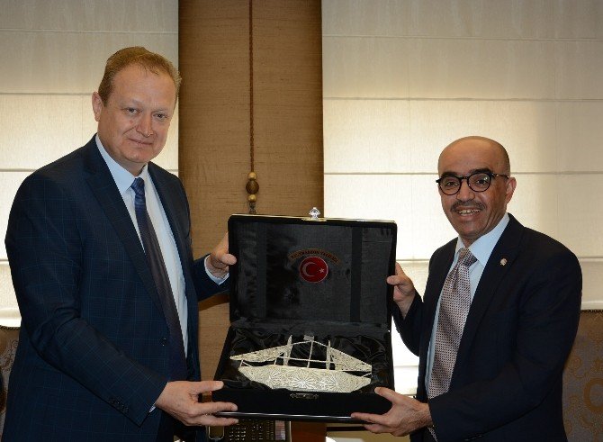 Arap Turizm Örgütü Başkanı Al-fehaid’den Vali Yavuz’a Ziyaret