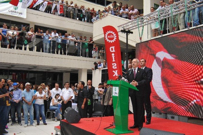 Kılıçdaroğlu, Çankaya Belediyesi’nde Toplu İş Sözleşmesi Törenine Katıldı