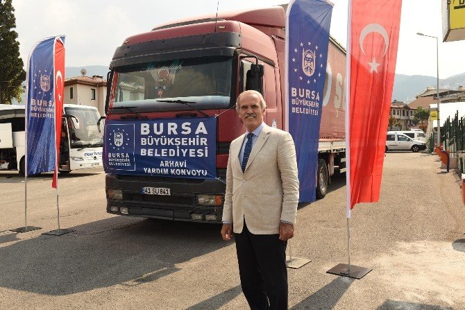Bursa’dan Artvin’e Sel Yardımı