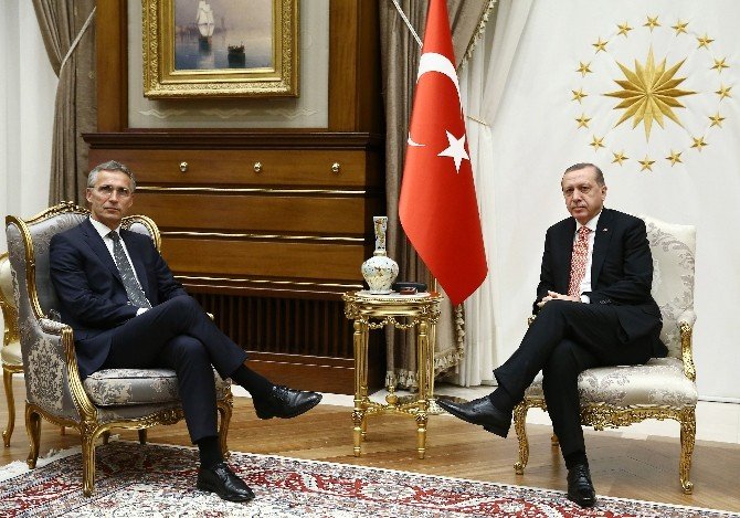 Erdoğan Nato Genel Sekreterini Kabul Etti.