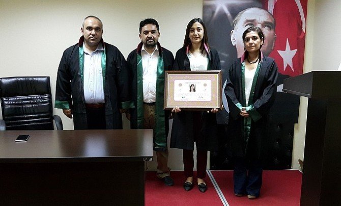 Osmaniye’de Stajını Tamamlayan Avukatlar Göreve Başladı