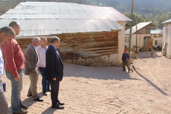 Vali İsmail Ustaoğlu, Dağtarla Ve Polatlı Köylerinde İncelemelerde Bulundu