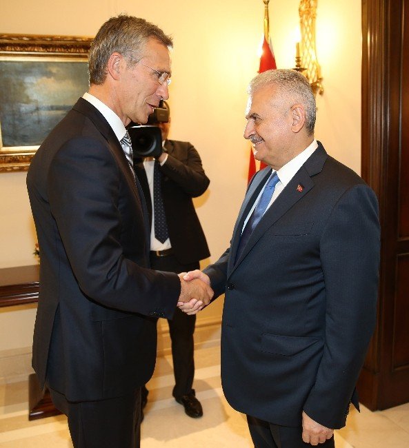 Başbakan Yıldırım, Nato Genel Sekreterini Kabul Etti