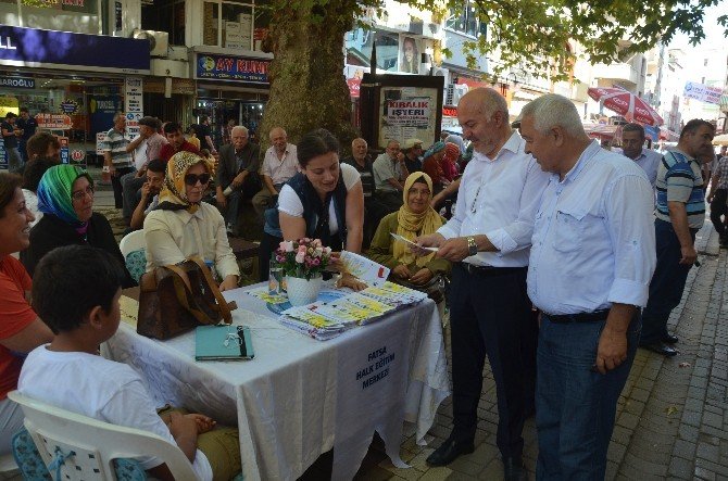 Halk Eğitim Broşür Dağıttı