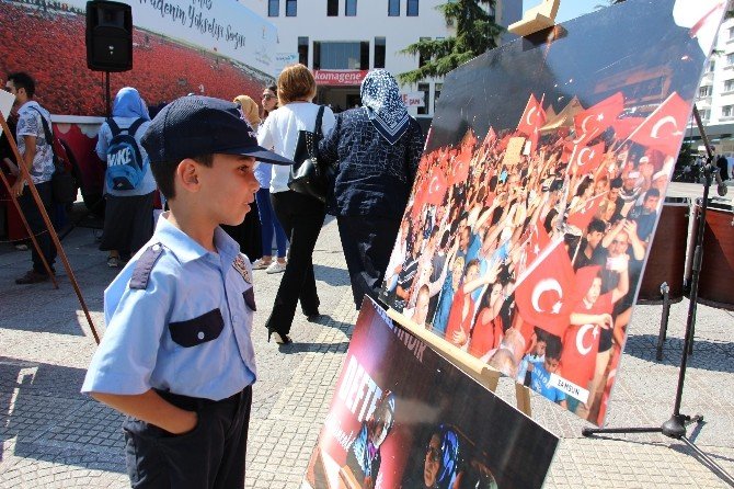 ’15 Temmuz’ Sergisine Mehteranlı Açılış