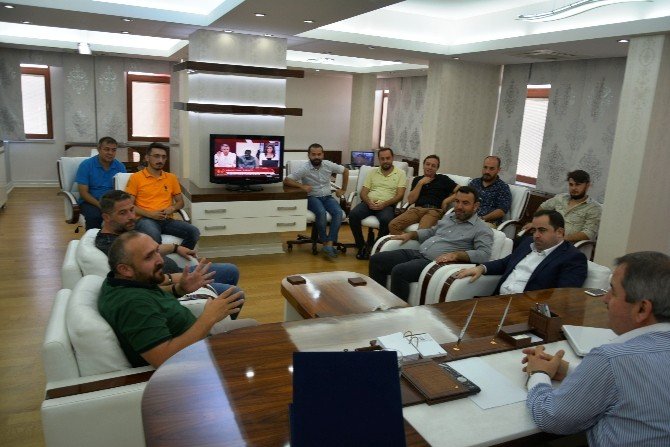 Fatsa Belediyespor’dan Başkan Anlayan’a Ziyaret