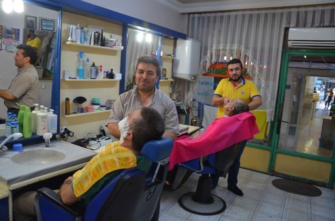Fatsa’da Berberlerde Bayram Mesaisi