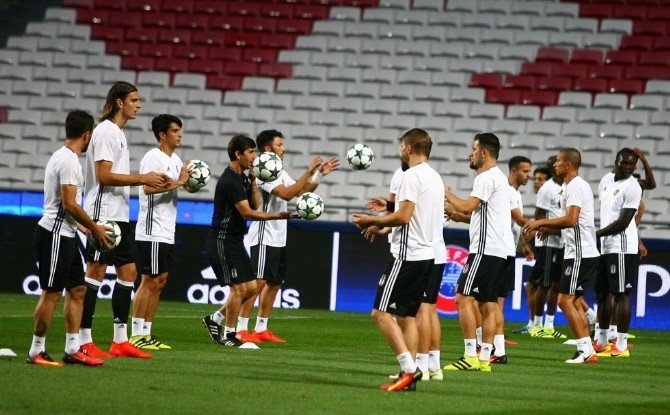 Beşiktaş, Benfica Maçı Hazırlıklarını Tamamladı