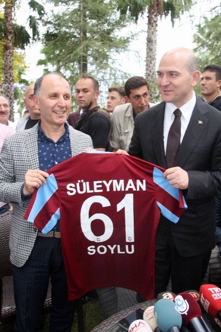 Bakan Soylu, Trabzonspor’un Bayramlaşma Törenine Katıldı