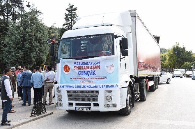 Kastamonu’dan Cerablus’a Yardım Tır’ı Yola Çıktı