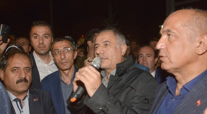 Erzurum’da Efkan Ala’ya Coşkulu Karşılama
