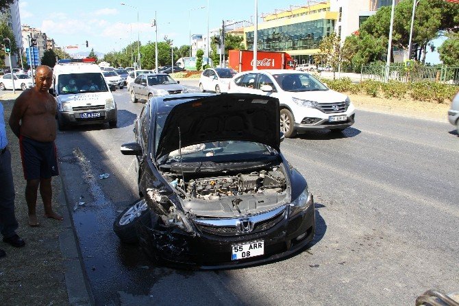 Samsun’da Trafik Kazası: 2 Yaralı