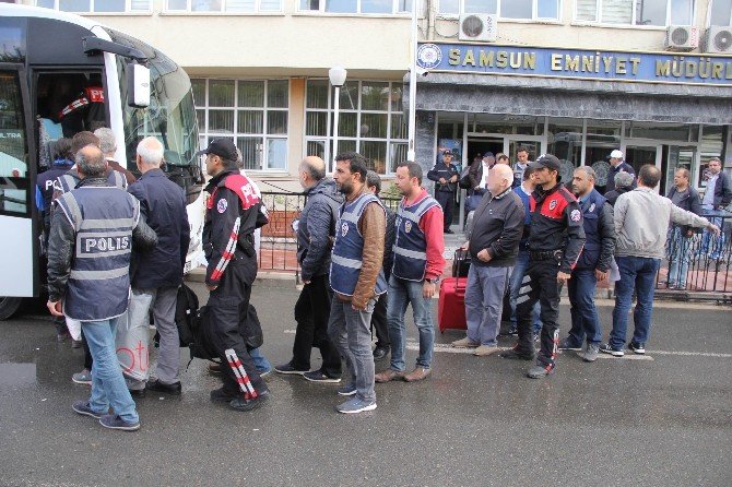 Samsun’da Fetö’den 25 Kişi Adliyeye Sevk Edildi
