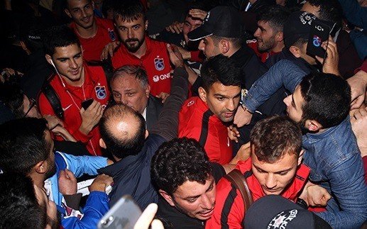 Trabzonspor’a Coşkulu Karşılama