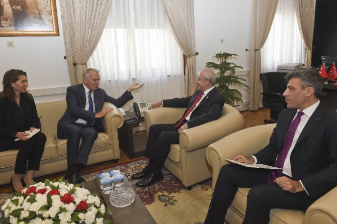 Kılıçdaroğlu Fransa Dışişleri Bakanı İle Görüştü