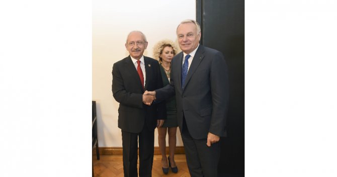 Kılıçdaroğlu Fransa Dışişleri Bakanı İle Görüştü