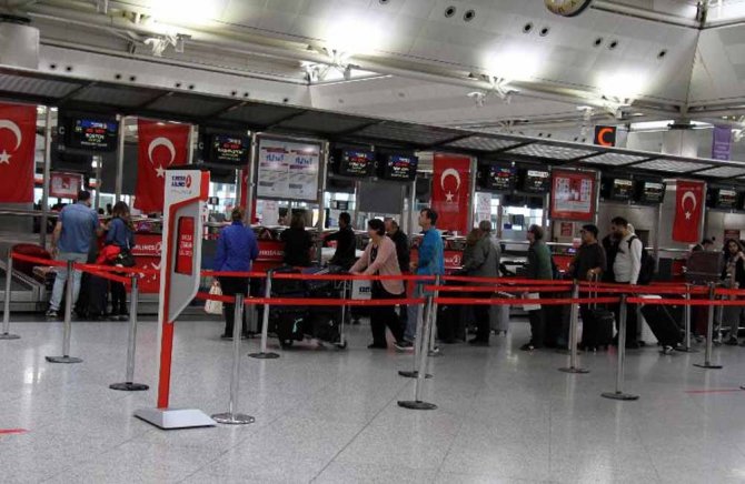 Atatürk Havalimanı’nda 29 Ekim Yoğunluğu