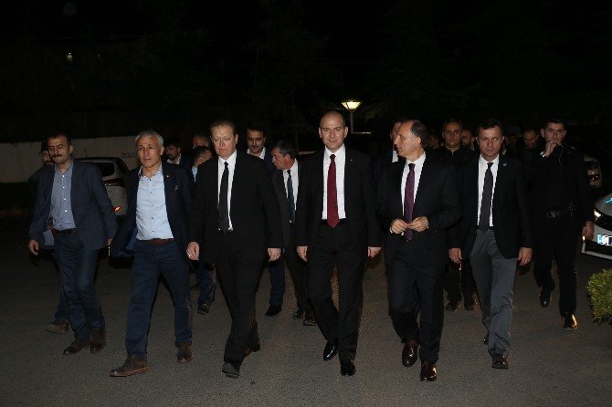 İçişleri Bakanı Süleyman Soylu, Trabzonspor’u Ziyaret Etti