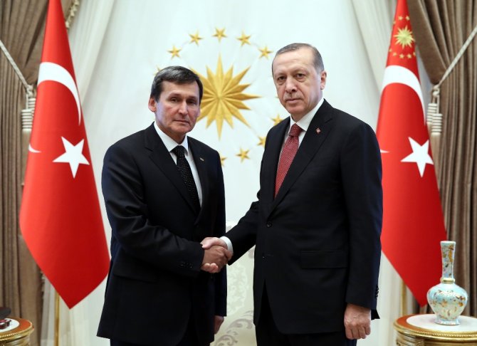 Erdoğan, Türkmenistan Dışişleri Bakanı’nı Kabul Etti