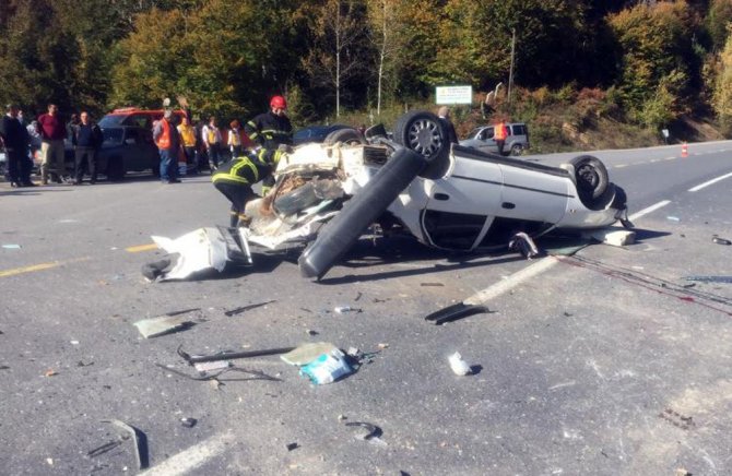 Düzce’de Feci Kaza: 1 Ölü, 2 Yaralı