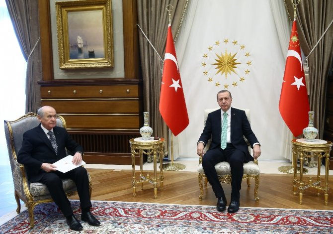 Erdoğan Bahçeli’yle Görüştü