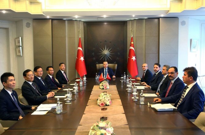 Çin Devlet Konseyi Başbakan Yardımcısı Beştepe’de