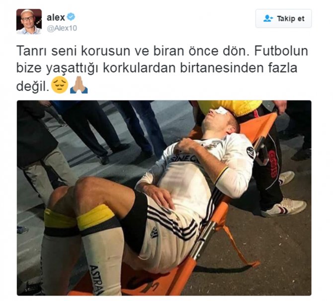 Alex’ten Van Persie Paylaşımı