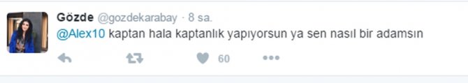 Alex’ten Van Persie Paylaşımı